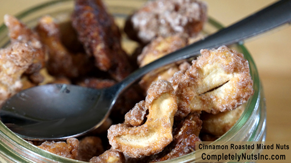 Completely Nuts Inc, Navy Pier Nuts, 847-394-4312, Cinnamon Sugar Roasted Nuts, German Bavarian Style Cinnamon Roasted Mixed Nuts, Cinnamon Sugar Roasted Almonds, Pecans, Peanuts & Cashews,