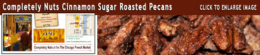 Completely Nuts Cinnamon Sugar Roasted Nuts "Pecans".